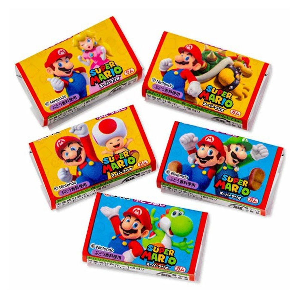 【お菓子】『スーパーマリオガム　1箱上代￥15×55個入』　　～チューインガム～