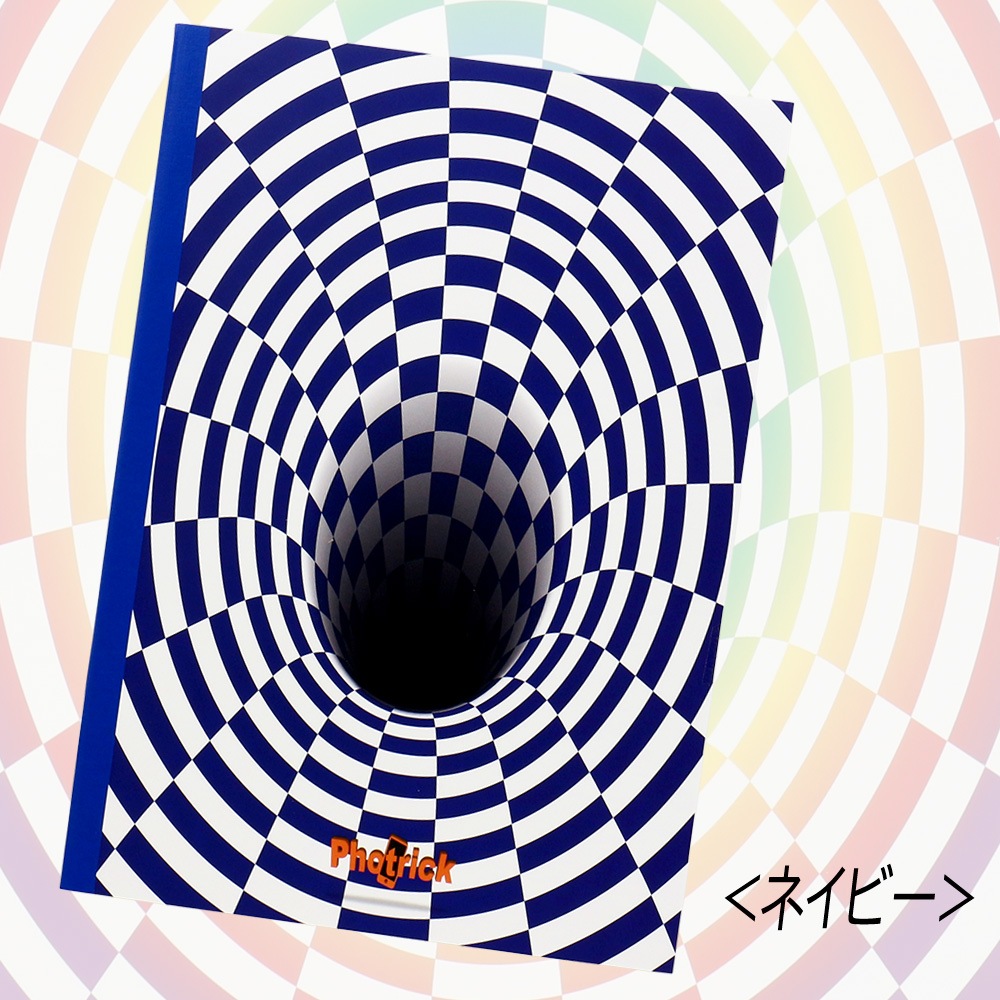 ★スペシャルプライス！！★【Photrick】『B5ノート　チェッカー柄』＜ネイビー＞
