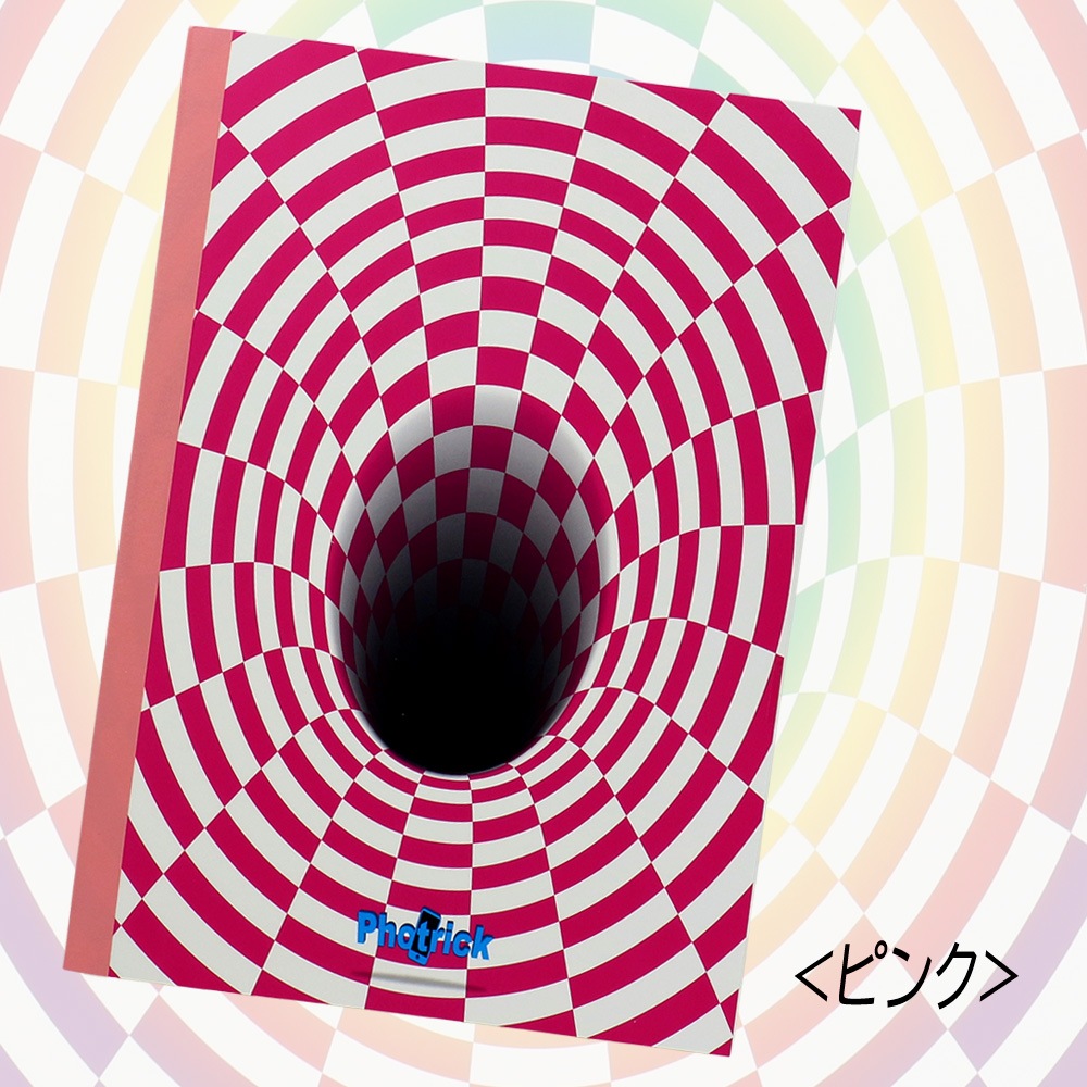 ★スペシャルプライス！！★【Photrick】『B5ノート　チェッカー柄』＜ピンク＞