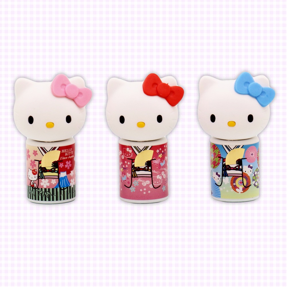 イワコー おもしろ消しゴム】『ハローキティこけし消しゴム』☆日本製