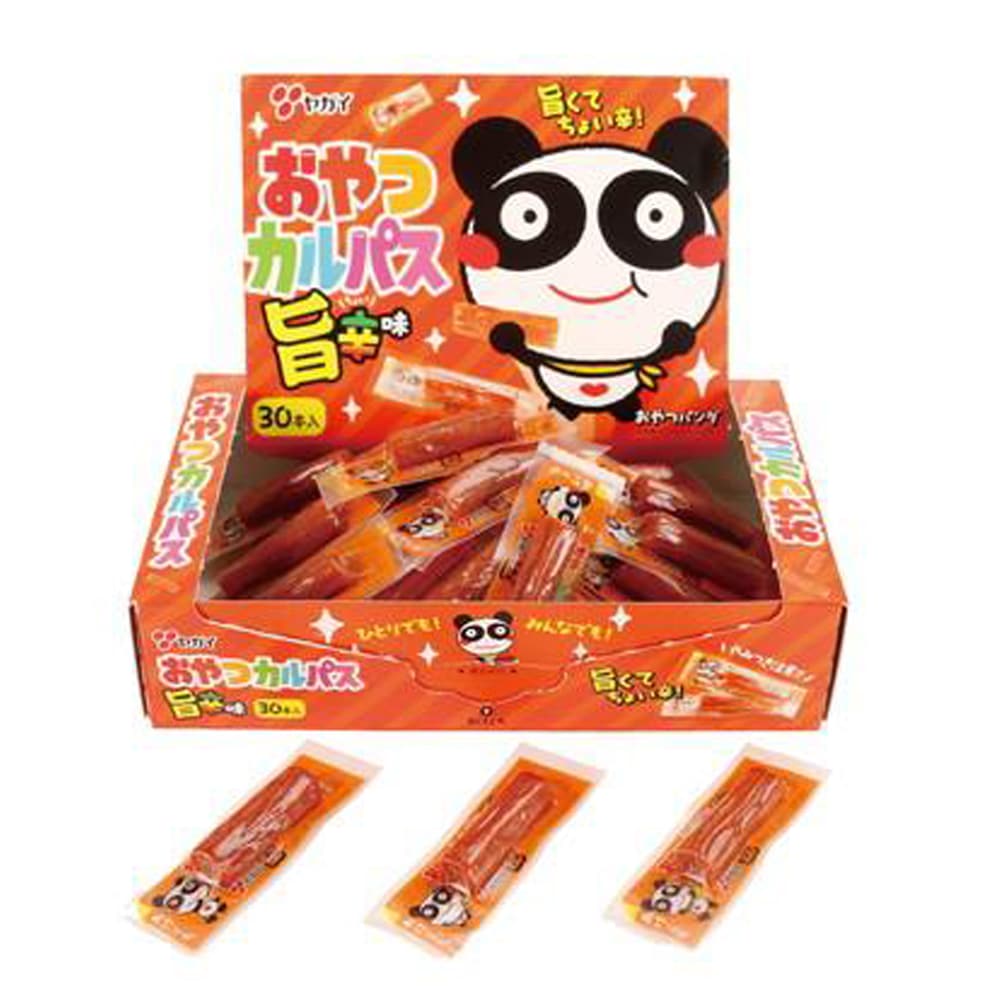 【お菓子】『おやつカルパス 旨辛味　上代￥15×30本入』