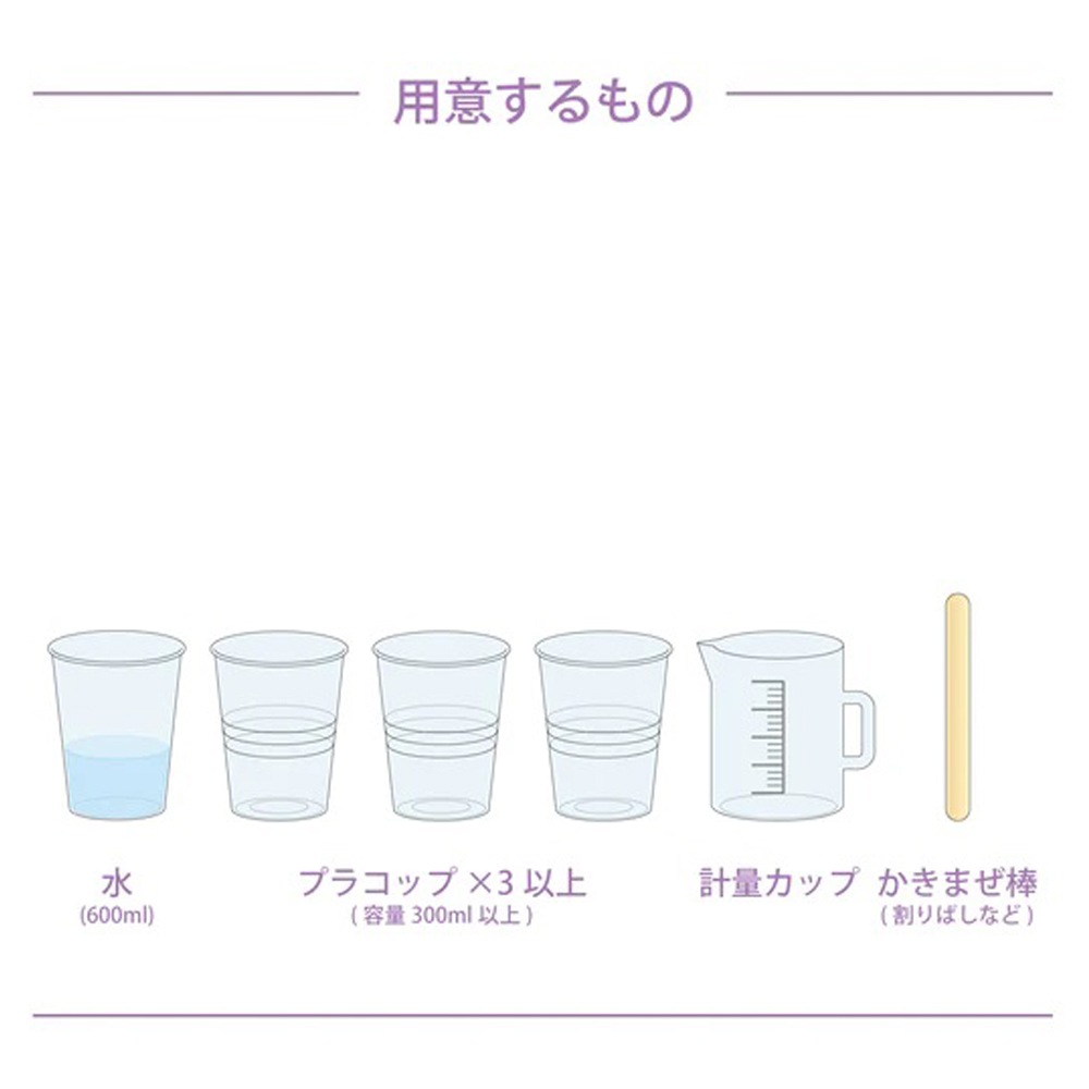 【おうちでできる実験キット】『色が変わる水』