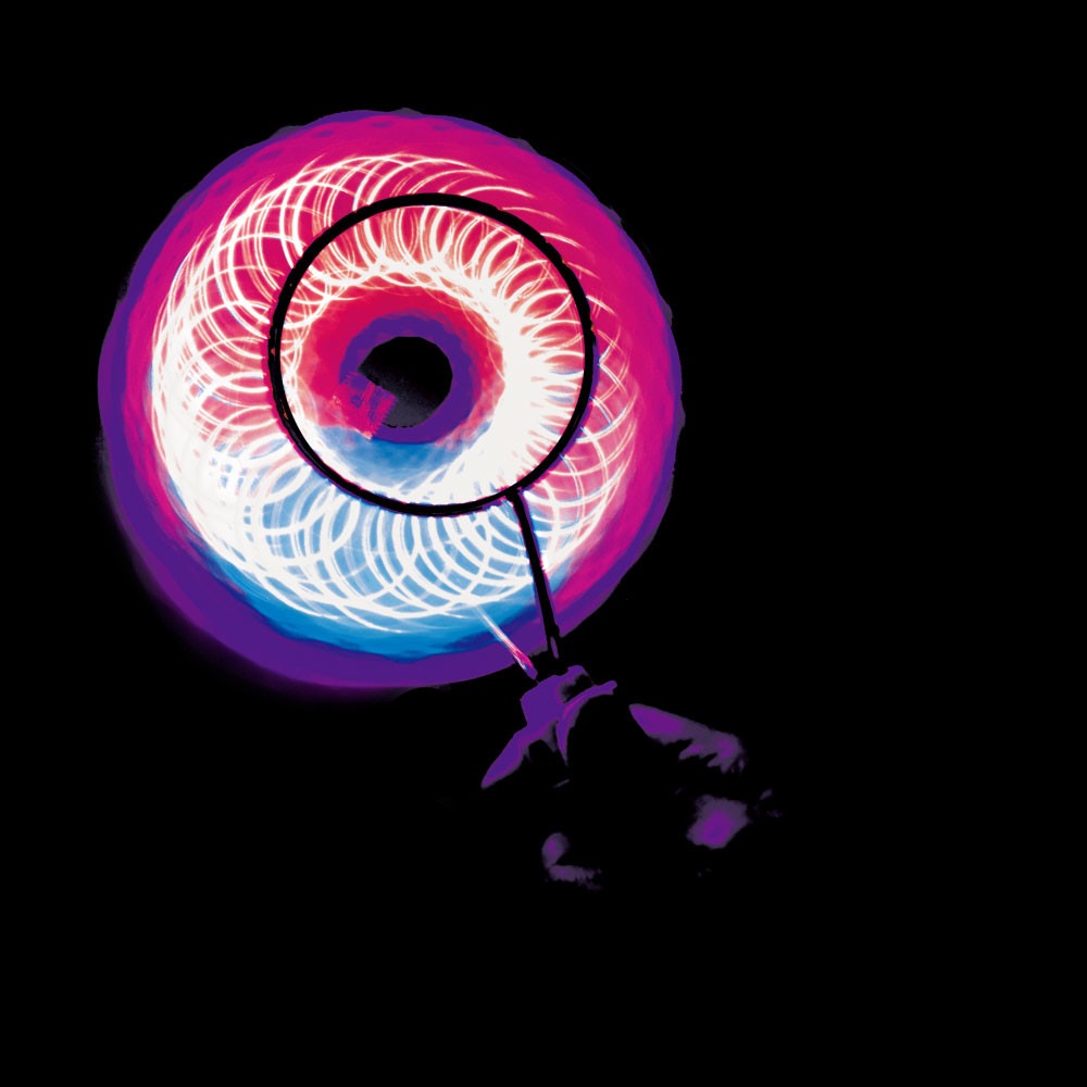 【光るおもちゃ】『ジャイロスパーク』　～光るコマ～