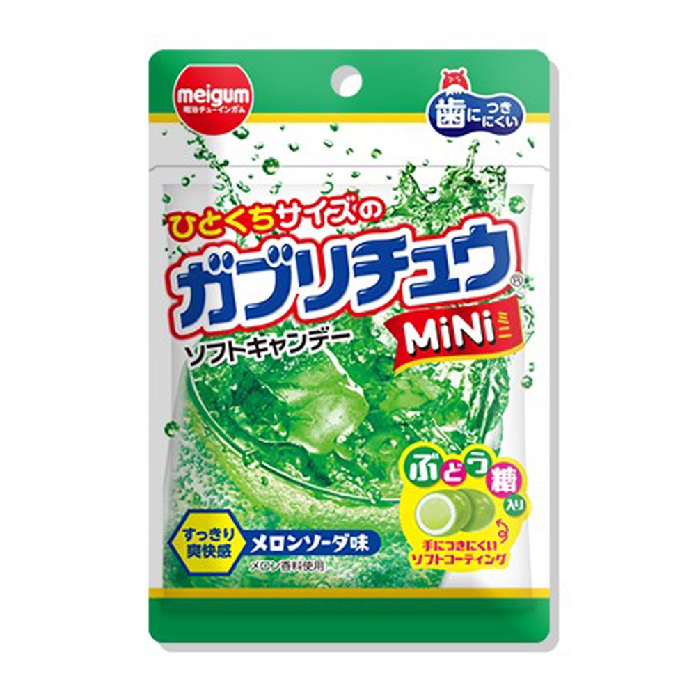 【お菓子】『ガブリチュウMiNi　1箱上代￥100×10個入』＜メロンソーダ＞