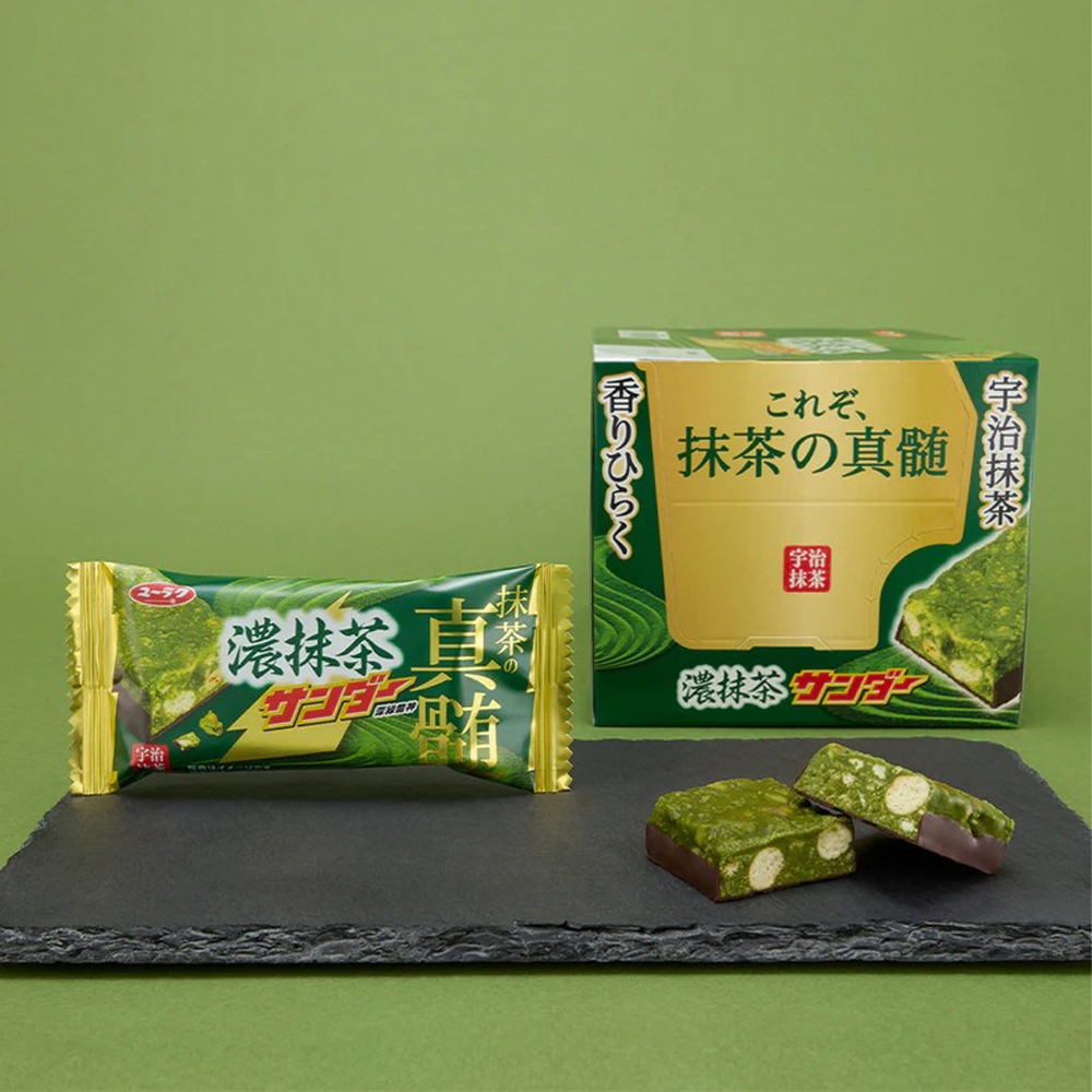 【お菓子】『濃抹茶サンダー　1箱上代￥80×20本入』
