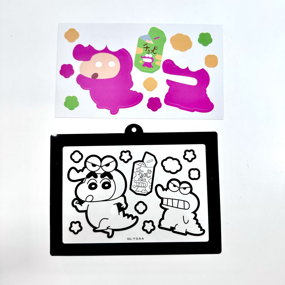 【クレヨンしんちゃん】『クリアシールアート』<3柄>