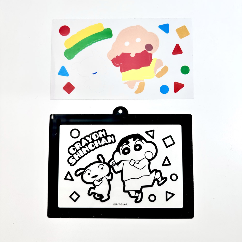 【クレヨンしんちゃん】『クリアシールアート』<3柄>