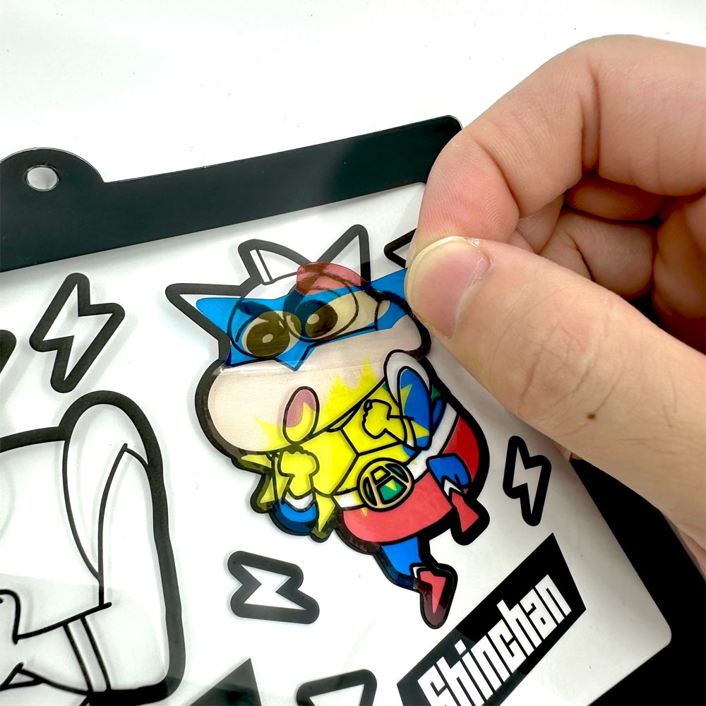 【クレヨンしんちゃん】『クリアシールアート』<3柄>