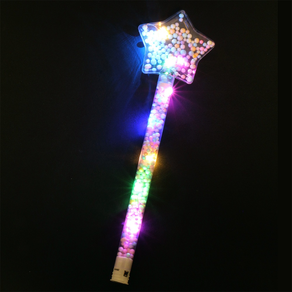 【光るおもちゃ】『光るパステルビーズ　スターバトン』