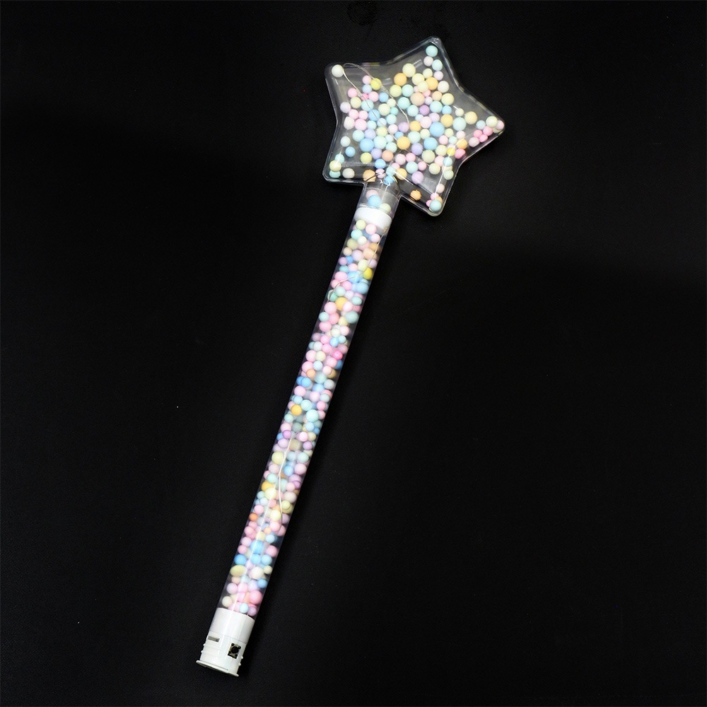 【光るおもちゃ】『光るパステルビーズ　スターバトン』