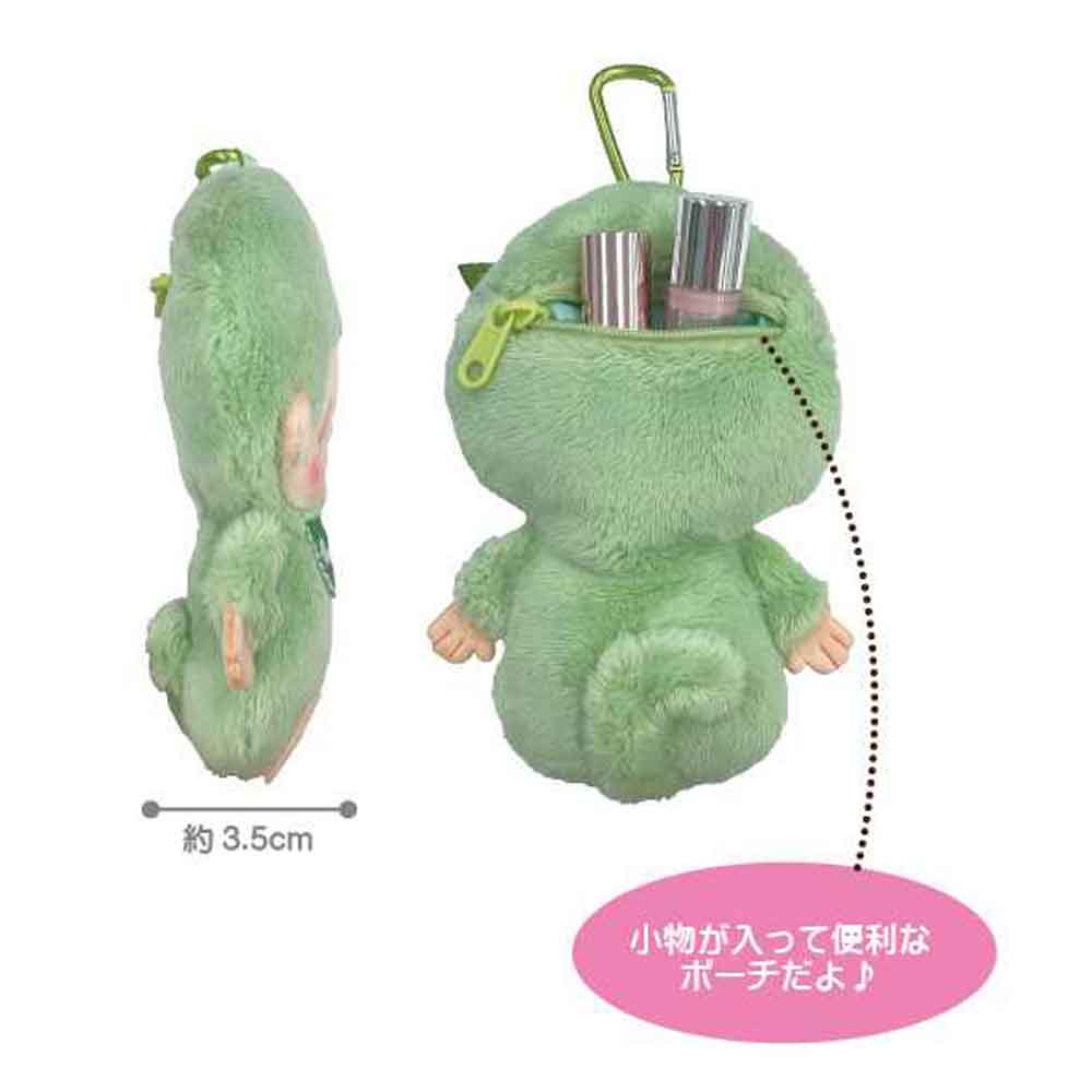 モンチッチ】『マスコットポーチ 抹茶』＜モンチッチくん