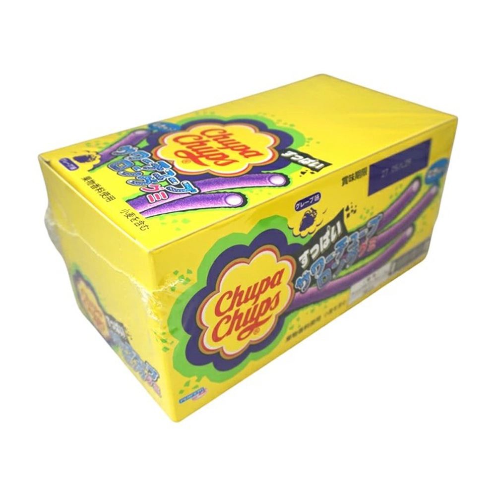 【お菓子】『チュッパチャプス　サワーチューブロンググミ　1箱上代￥110×20個入』