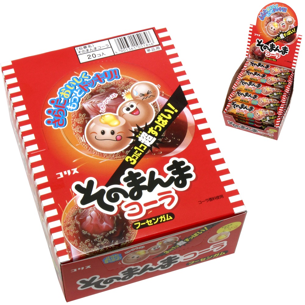 お菓子】『そのまんまフーセンガム 上代￥40×20個入』』【コーラ