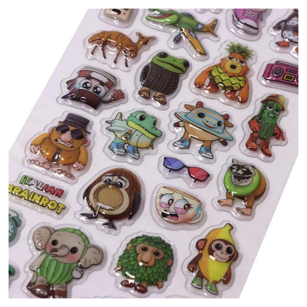 【おもちゃ・景品】『AIモンスター　ぷっくりシール2』＜12種アソート＞
