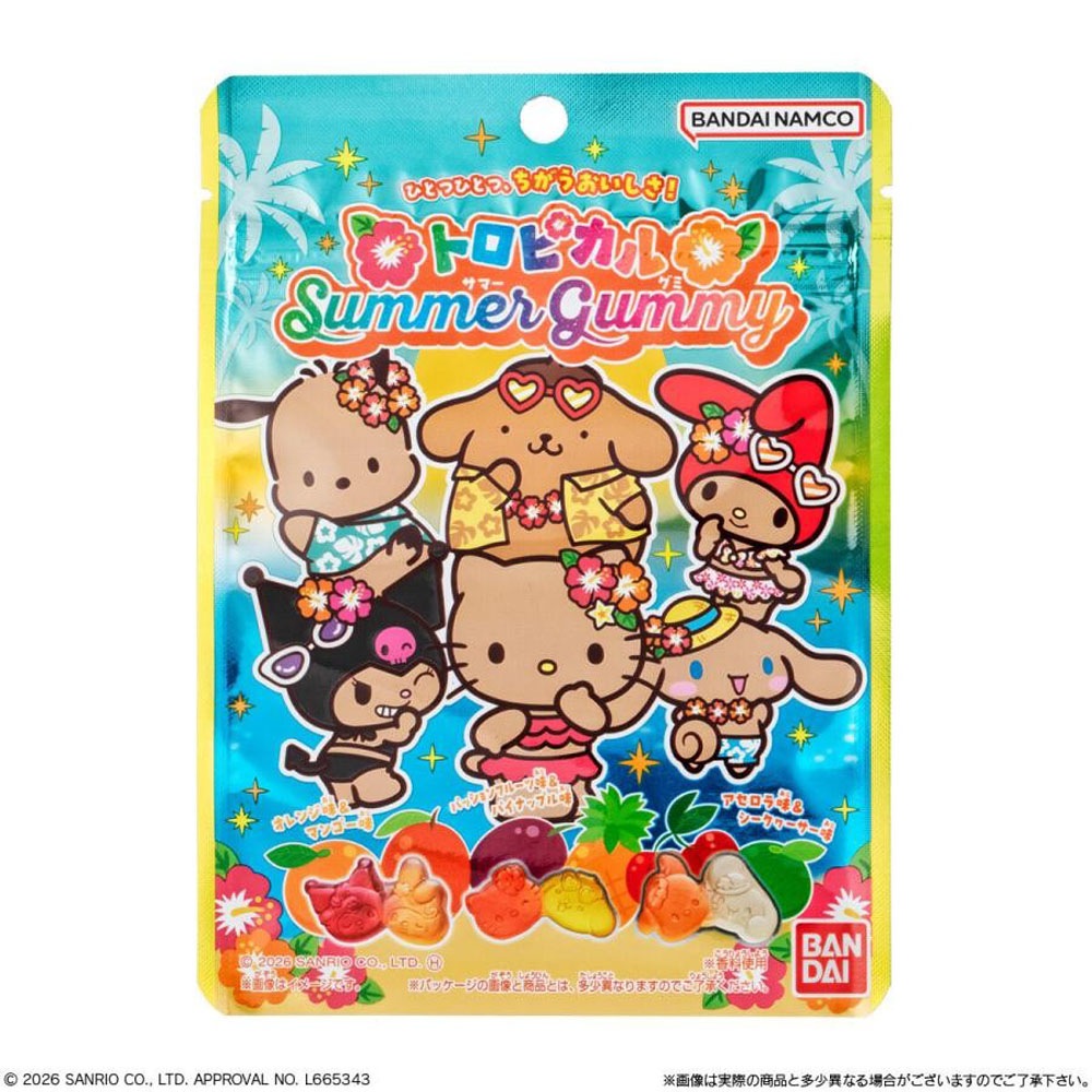 お菓子】『サンリオキャラクターズ トロピカル summer gummy 1箱上代