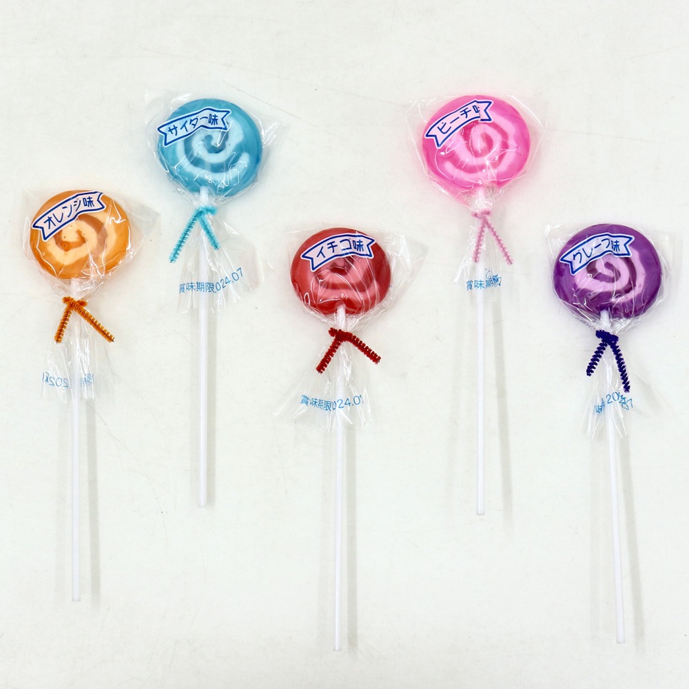 お菓子】『ミニうずまきキャンディー 上代￥60×20本入』＜5種アソート