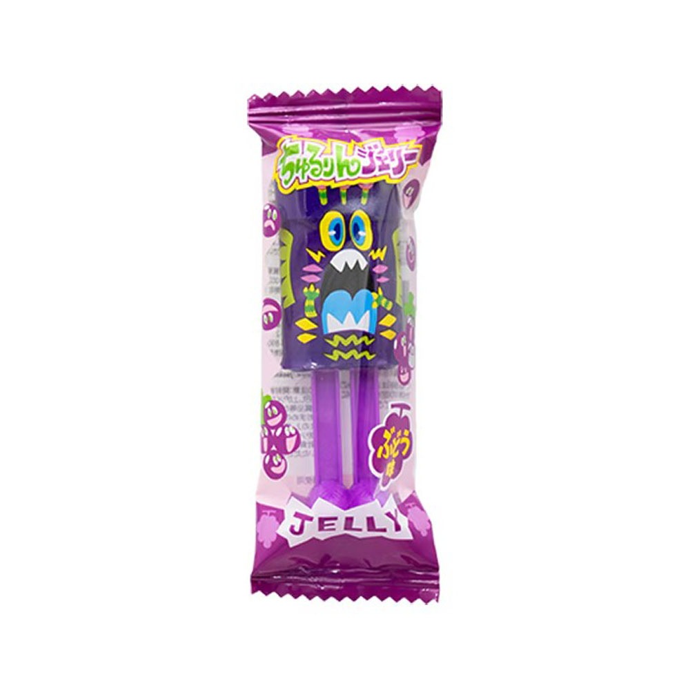お菓子】『ちゅるりんジェリー 1箱上代￥50×30個入』＜ぶどう味＞ | お