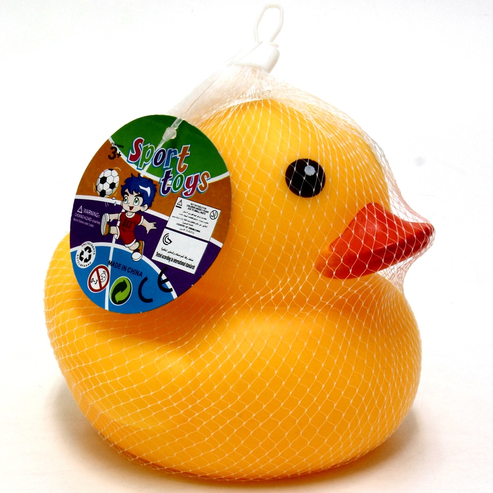 【おもちゃ・景品】『うきうきアヒル　ビッグ（ネット入）』