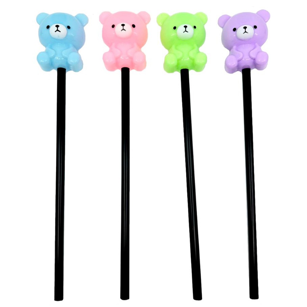 【光るおもちゃ】『光るマスコットスティック　くま』＜4色＞