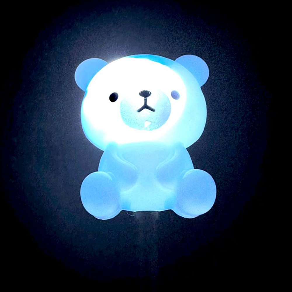 【光るおもちゃ】『光るマスコットスティック　くま』＜4色＞