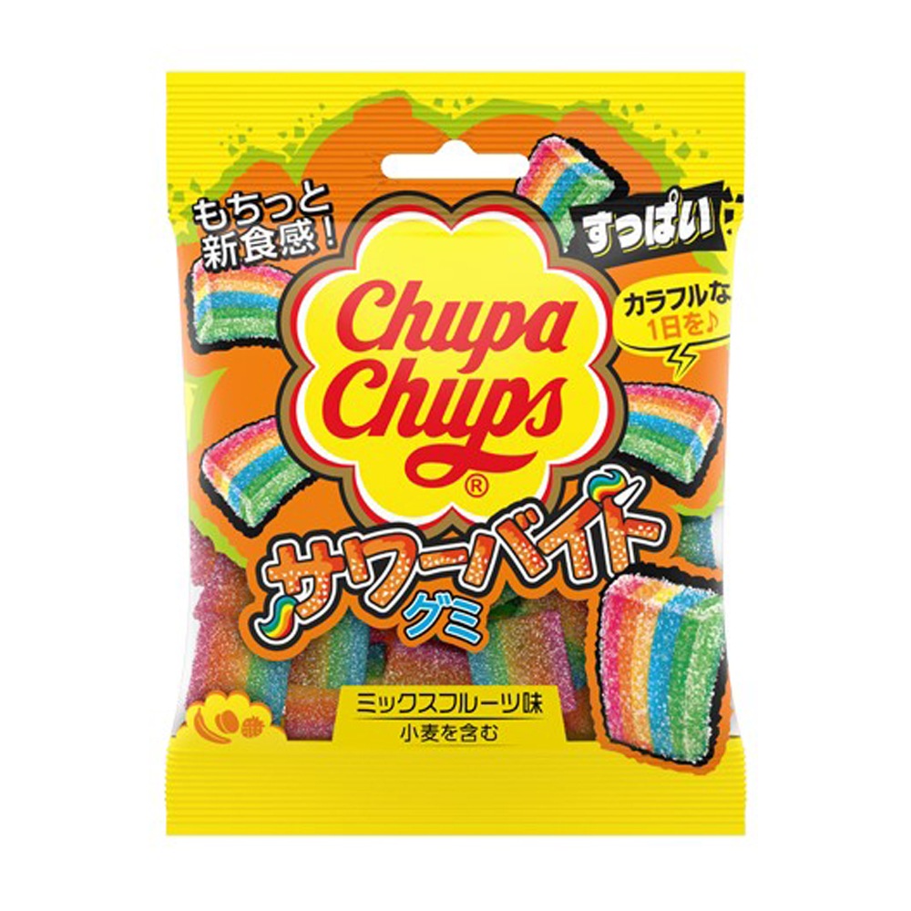 お菓子】『チュッパチャプス サワーバイトグミ 1箱上代￥158×10個入