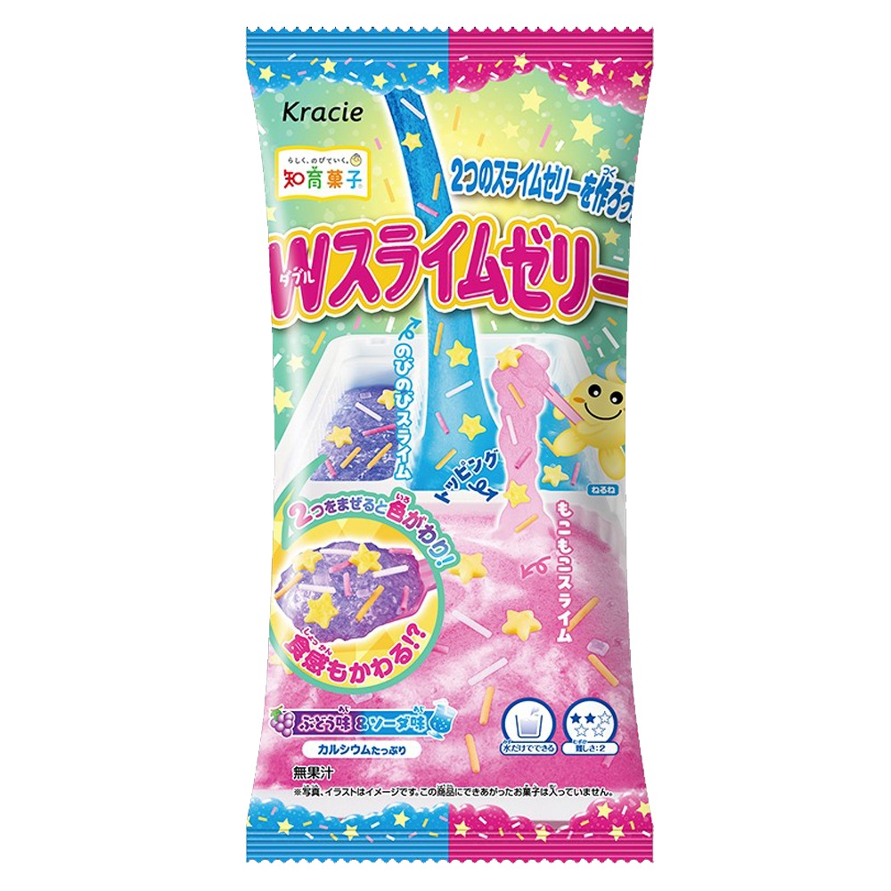 お菓子】『Wスライムゼリー 1箱上代￥160×10個入』 ～知育菓子～ | お