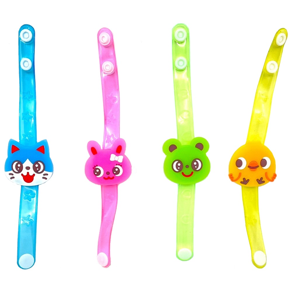 【光るおもちゃ】『ピカピカブレスレット　きょろりんズ』＜4種＞