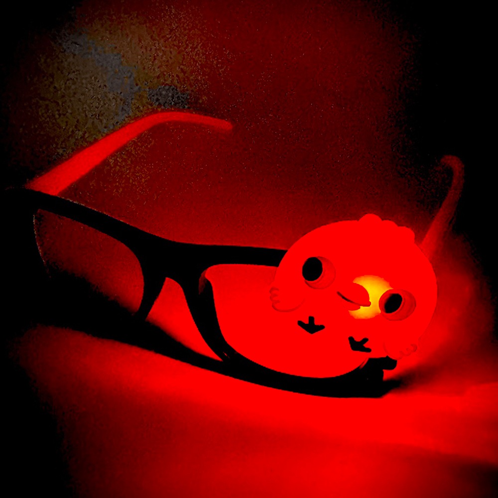 【光るおもちゃ】『ピカピカめがね　きょろりんズ』＜4種＞