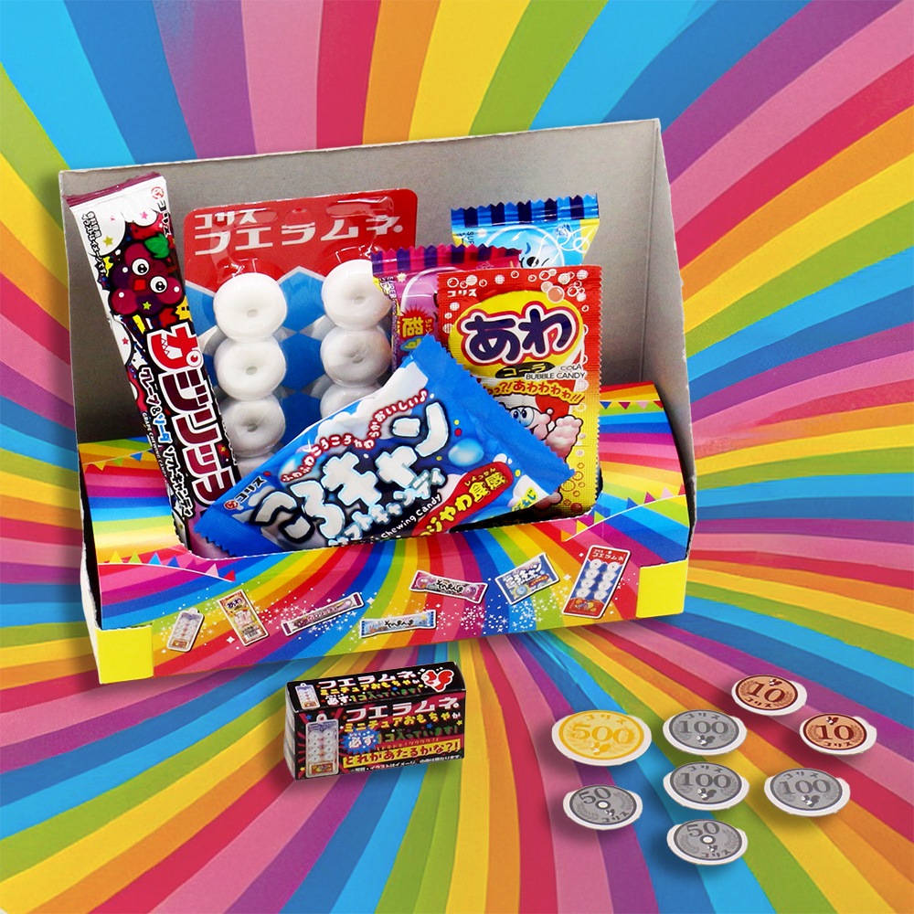 【コリウス】　お菓子まとめ売り (N) と(94) お菓子】『コリス だがしボックス 1箱上代￥400』 ～お菓子詰め合わせ