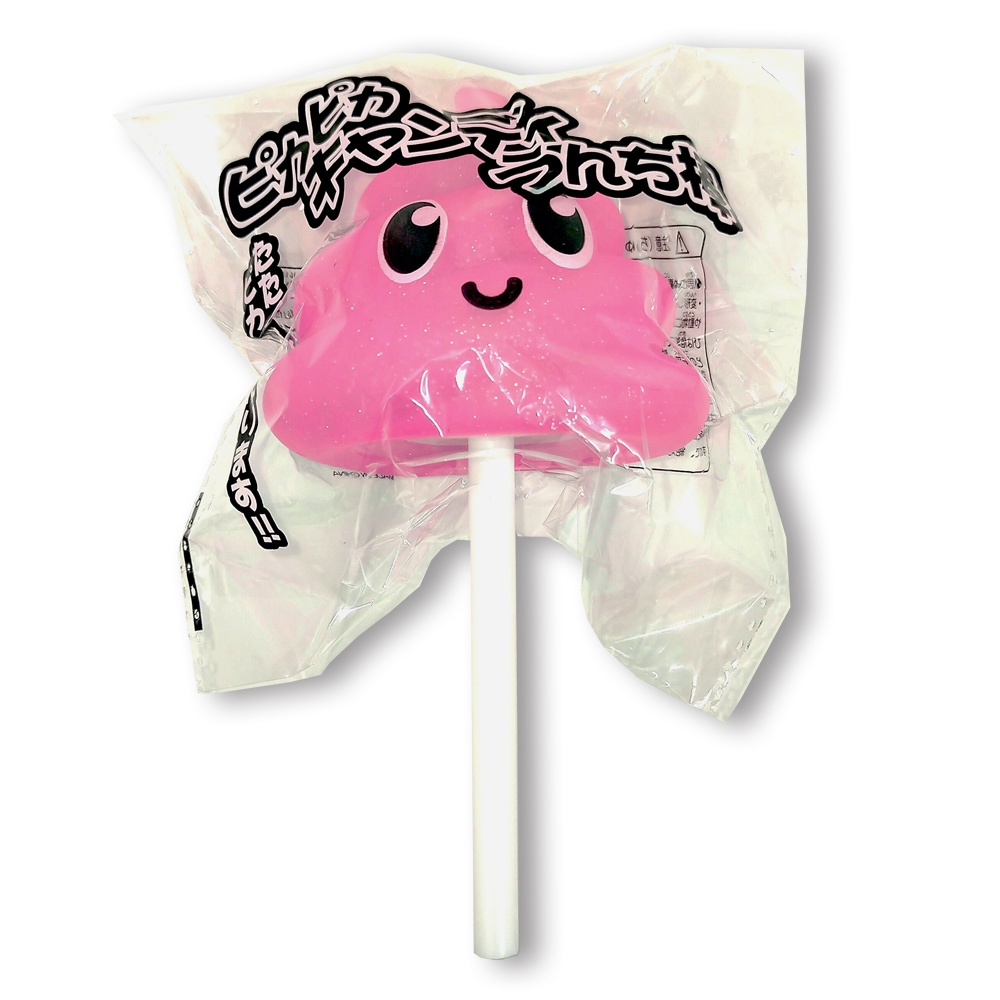 【光るおもちゃ】『ピカピカキャンディうんち棒』<4色アソート>