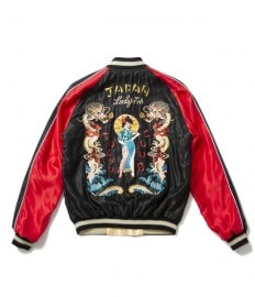 Lot No. TT14571-219 / Mid 1950s Style Acetate Souvenir Jacket ��TOKYO CLUB�� �� ��WHITE EAGLE��