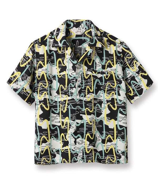 Lot No. SH38389 / HIGH DENSITY RAYON OPEN SHIRT UNDERWATER