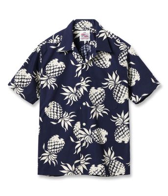 Lot No. DK37811 / DUKE KAHANAMOKU COTTON HAWAIIAN SHIRT DUKE'S PINEAPPLE