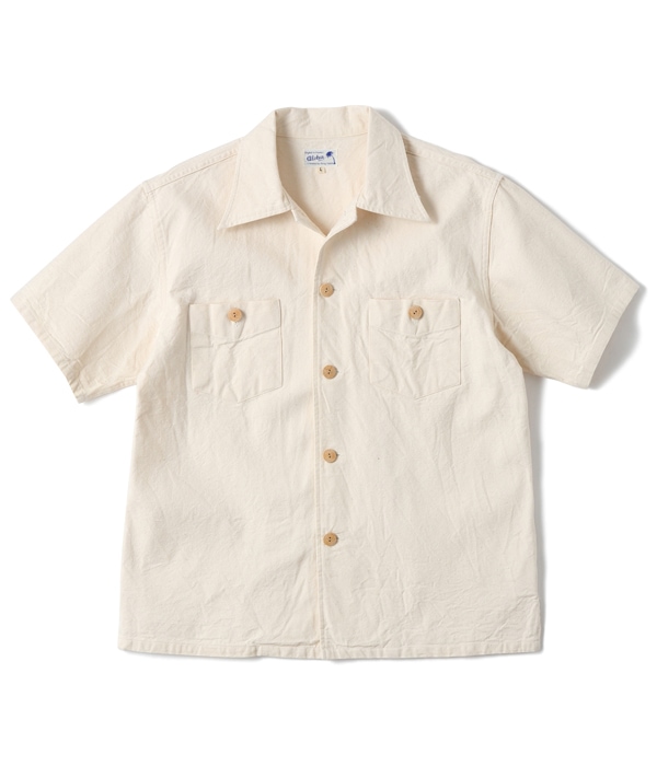 Lot No. SS38081 / ALOHA BY KING SMITH 9.25oz. PINEAPPLE TWEED WORK BLOUSE