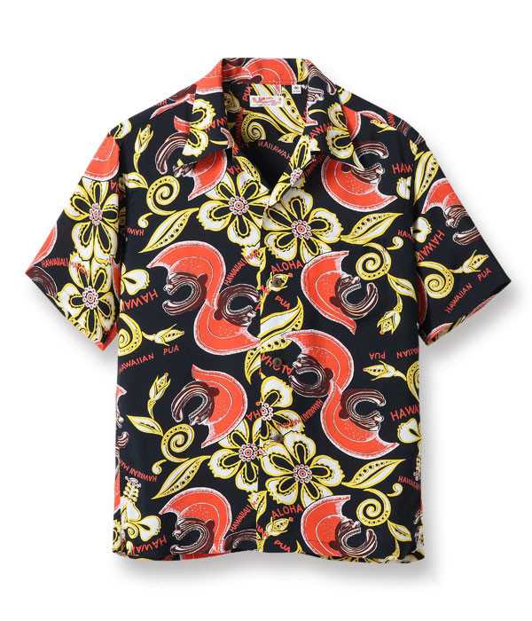 Lot No. SS38333 / RAYON HAWAIIAN SHIRT MAHIOLE