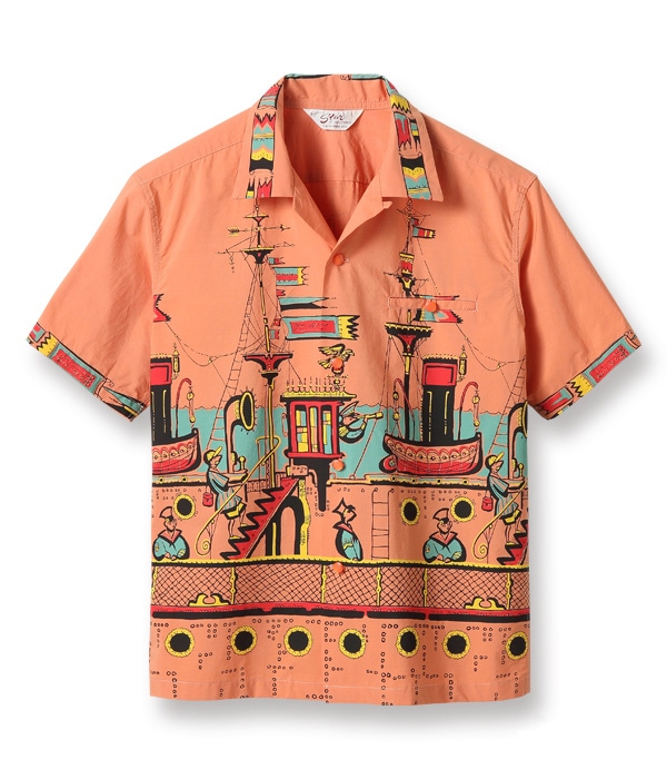 Lot No. SH38392 / BROAD COTTON OPEN SHIRT ��SEA VOYAGE��