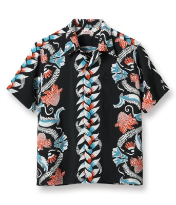 Lot No. SS38326 / RAYON HAWAIIAN SHIRT ��SUMMERING BORDER��