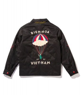 Lot No. TT14656-119 / Mid 1960s Style Reversible Vietnam Jacket ��PARACHUTE�� �� ��VIETNAM MAP�� (BLACK)