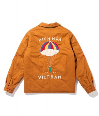 Lot No. TT14656-138 / Mid 1960s Style Reversible Vietnam Jacket ��PARACHUTE�� �� ��VIETNAM MAP�� (BROWN)