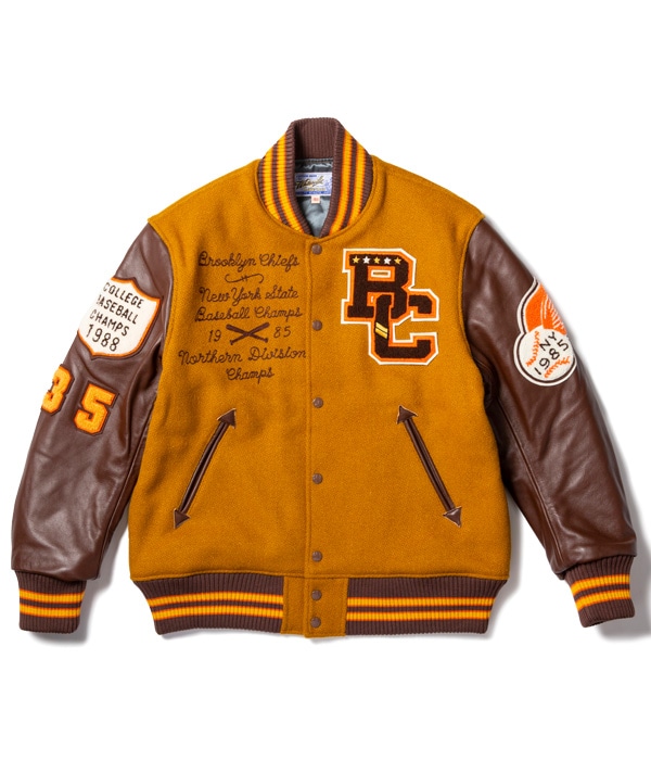 Lot No. WV14460-156 / 30oz. WOOL MELTON AWARD JACKET “BROOKLYN