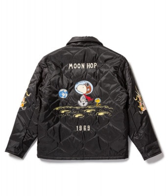 Lot No. TT14470-119 / TAILOR TOYO �� PEANUTS (SNOOPY) Late 1960s Style Vietnam Liner Jacket ��MOON HOP�� (BLACK)
