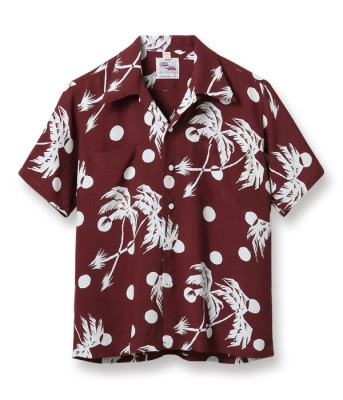 Lot No. DK36980 / DUKE KAHANAMOKU SPECIAL EDITION MOONLIGHT PALM TREE (SHORT SLEEVE)