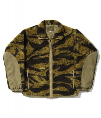 Lot No. BR14945 / GOLD TIGER CAMOUFLAGE PATTERN BOA JACKET ��CIVILIAN MODEL��