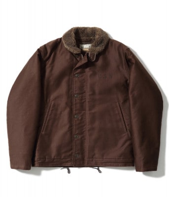 Lot No. BR14408 / Type N-1 Brown ��NAVY DEPARTMENT DEMOTEX-ED��