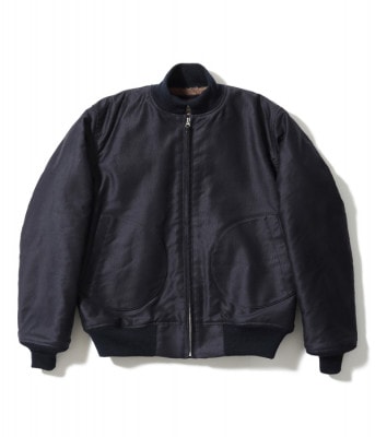 Lot No. BR14941 / DECK ZIP ��ALPACA & WOOL PILE LINING NAVY DEPARTMENT��