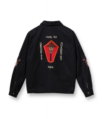 Lot No. TT14898-119 / Late 1960s Style Cotton Vietnam Jacket ��SKULL�� (BLACK)