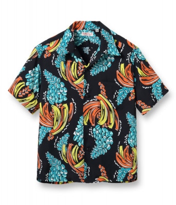 Lot No. SS38794 / RAYON HAWAIIAN SHIRT ��BANANA HARVEST��
