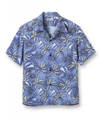 Lot No. SS38798 / RAYON HAWAIIAN SHIRT ��PALM BREEZING UP��