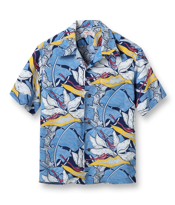 HIYO様 Lot No. SS38809 / RAYON HAWAIIAN SHIRT “HAWAIIAN GARDEN” - SUN