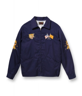 Lot No. TT15054-128 / Late 1960s Style Cotton Vietnam Jacket VIETNAM DRAGON (NAVY)